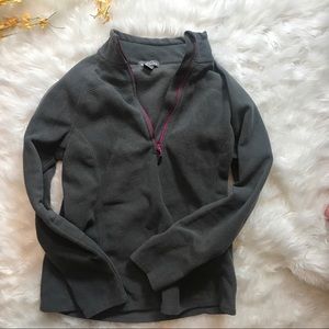 Eddie Bauer fleece pullover jacket